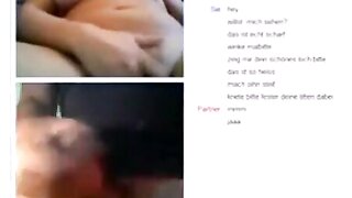 Dirtytalking German masturbates