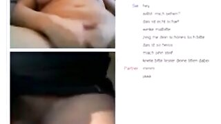 Dirtytalking German masturbates