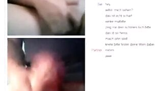 Dirtytalking German masturbates