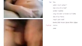 Dirtytalking German masturbates