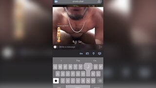 Hot girl stunned by his black cock and started flashing herself
