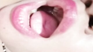Indian wife moaning and licking my balls for my cum