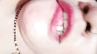 Indian wife moaning and licking my balls for my cum