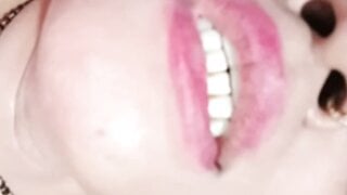 Indian wife moaning and licking my balls for my cum