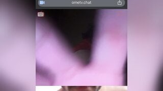 Ometv slut’s pussy filled with cum