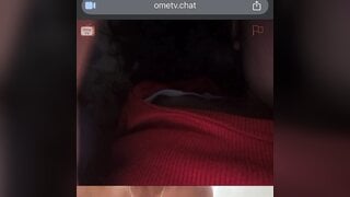 Ometv slut’s pussy filled with cum