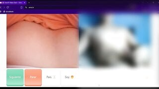 Argentinian teen shows her tits to make me cum