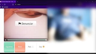 Argentinian teen shows her tits to make me cum