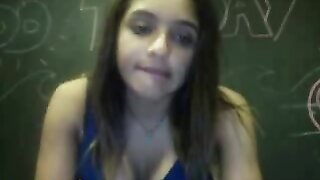 Omegle Teen Huge tits