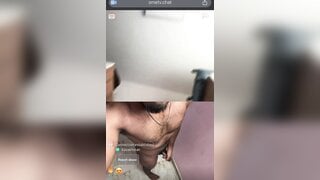 asian slut showed everything for his black cock.