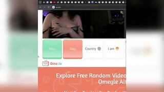 Goth girl shows tits