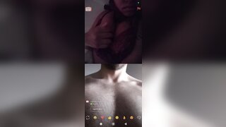 Brazilian girl flashing her breasts