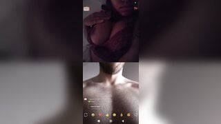 Brazilian girl flashing her breasts