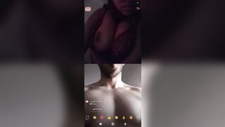 Brazilian girl flashing her breasts