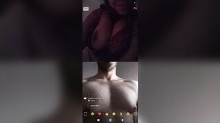 Brazilian girl flashing her breasts