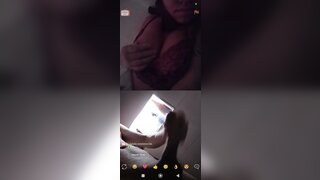 Brazilian girl flashing her breasts