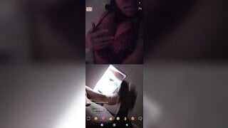 Brazilian girl flashing her breasts