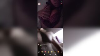 Brazilian girl flashing her breasts