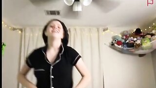 She lost a bet so now she got a flash