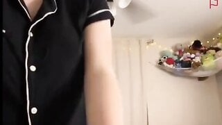 She lost a bet so now she got a flash