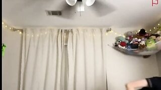 She lost a bet so now she got a flash