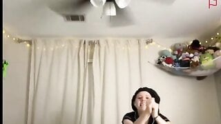 She lost a bet so now she got a flash