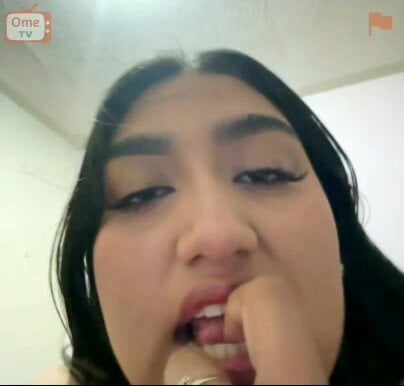 Ome tv with face mexian girl show her big tits