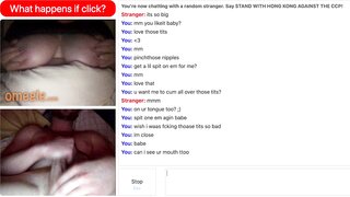 Omegle Fat Tits Vs Cumshot