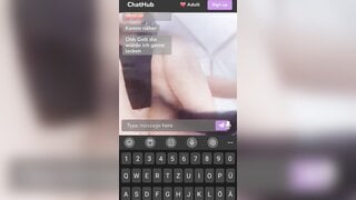 German Girl gets naughty on Chathub
