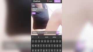 German Girl gets naughty on Chathub