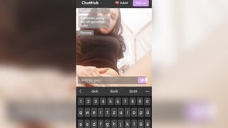 German Girl gets naughty on Chathub