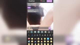 German Girl gets naughty on Chathub