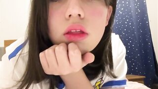 Girl sticking out tongue