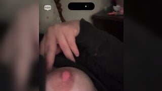 Girl Shows Her Big Errect Nipple