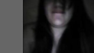 TheOmegleAnswer Naughty Latina touches herself for me and shows me her boobs