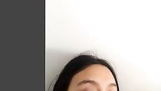TheOmegleAnswer Sexy colombian shows her small tits