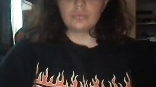 TheOmegleAnswer Lesbian rocker shows her tits