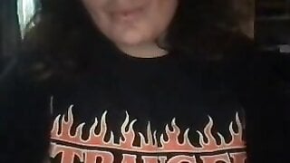 TheOmegleAnswer Lesbian rocker shows her tits
