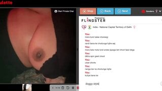 DirtyRoulette horny Indian desi slut hungry for bbc
