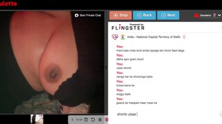 DirtyRoulette horny Indian desi slut hungry for bbc