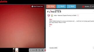 DirtyRoulette horny Indian desi slut hungry for bbc