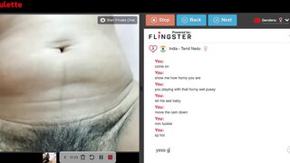 DirtyRoulette Desi Indian teen plays with hairy pussy