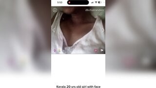 kerala 20 year old girl show boobs
