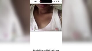 kerala 20 year old girl show boobs