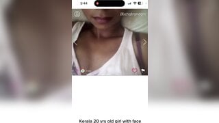 kerala 20 year old girl show boobs
