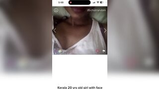 kerala 20 year old girl show boobs