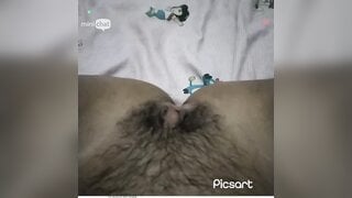 Minichat girl Indonesian play with pussy