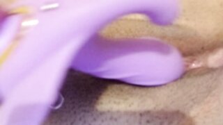 Milf shows her pierced nipples and masturbates with a vibrator 02-11-2022