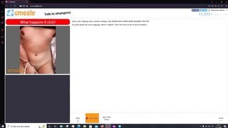 Woman shows her small tits and moans on Omegle 02-11-2022