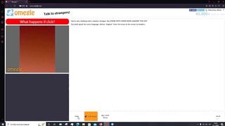 Woman shows her small tits and moans on Omegle 02-11-2022
